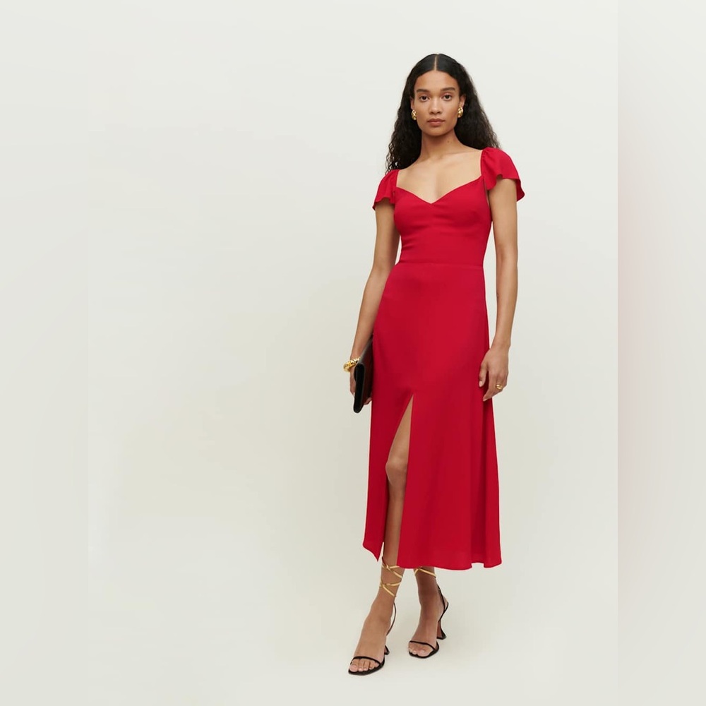 Reformation Baxley midi dress size 12